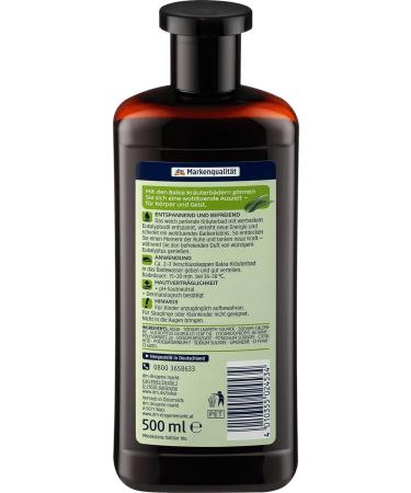 German Herbal Relaxing Bath with Eucalyptus Oil - 500ml Plastic Bottle - Buy Online on GoSupps.com