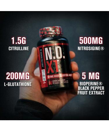 Jacked Factory Nitrosurge Pre-Workout in Watermelon & N.O. XT Nitric Oxide Booster for Men & Women - Buy Online on GoSupps.com