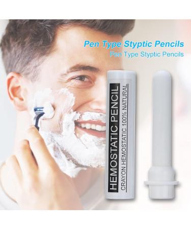 Festnight Pen Type Styptic Pencils Bloodstone Ss Cuts Bleeding Shaving Cut Stick Anti-infection Men's Shaving Tool - Buy Online on GoSupps.com