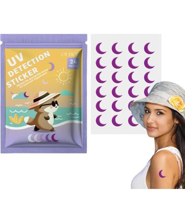 Autocollants de d tection UV - 24 Autocollants de rappel de cr me solaire | DOTS SCRIOR Stickers UV | Patches de d tection UV | Autocollants de d tection UV pour la cr me solaire les et les 1 unit (Lot de 1) - Buy Online on GoSupps.com