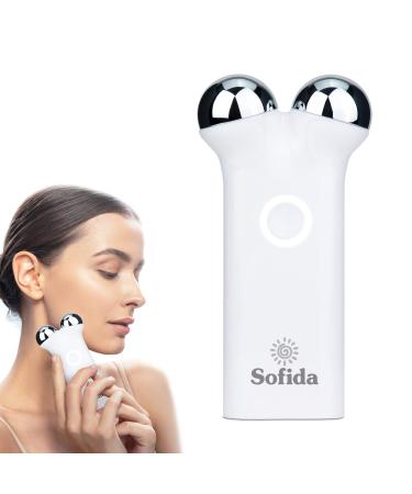 Sofida Anti Aging Microcurrent Face Lift Device - Wrinkle Reducing - Contour Skin Tightenin Facial Massager - Handheld Skin Care Face Toning at Home Therapy Machine