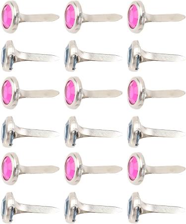 Amosfun 100pcs Mini Heart Brads Metal Fasteners for DIY Crafts 8x15mm - Random Color | Scrapbooking Paper Embellishments - Buy Online on GoSupps.com