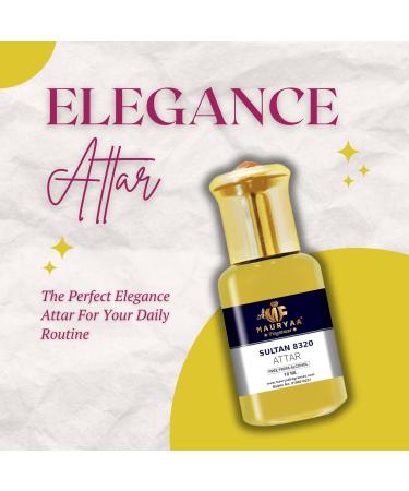 Sultan Attar Luxury Itra Perfume for Men | Alcohol Free Ladies Perfume Itari | Arabian Oudh Etar | Itar Perfume for Men and Women - 10ML - Buy Online on GoSupps.com