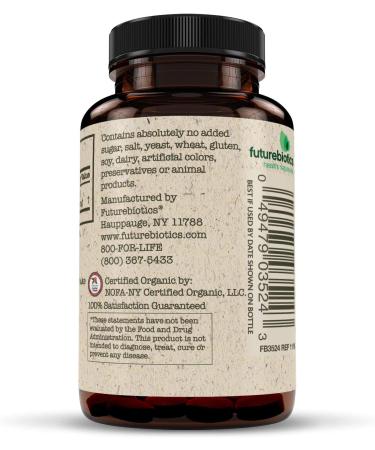 FutureBiotics Elderberry Extract 500 mg | 60 Organic Vegetarian Tablets for Immune Support - Buy Online on GoSupps.com