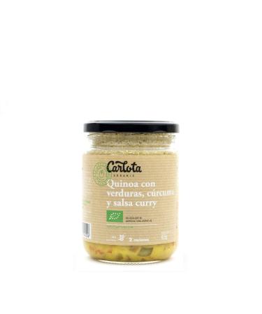 Quinoa with green turmeric and curry 425 g Carlota Organic