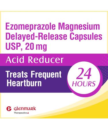 Buy Esomeprazole Magnesium 20mg - Delayed Release Capsules for Frequent Heartburn Relief - 42 Count - Fast International Shipping - Buy Online on GoSupps.com