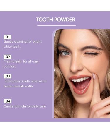 Purple Tooth Powder - Reduces Teeth Surface Stains Long-Lasting Freshness Improves Oral Comfort Easy Daily Use(4pcs) 1 Count (Pack of 1) - Buy Online on GoSupps.com