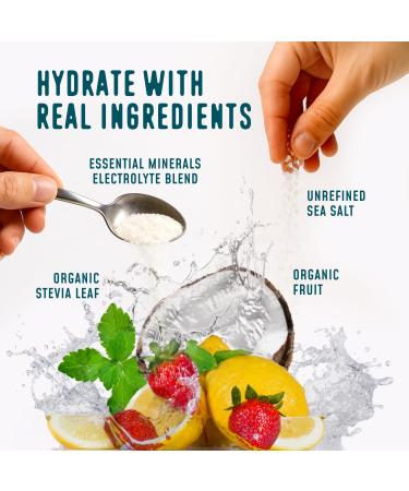 FlavCity Electrolytes Powder Packets - 28 Hydration Packets Variety Pack - No Added Sugar - Hydration Powder with Real Fruit & Unrefined Sea Salt - Keto & Gluten-Free (28 Stick Packs) - Buy Online on GoSupps.com