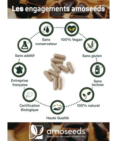 Organic Fermented Black Garlic | Extra Strong 900mg/Day | Contains S-Allylcysteine | Heart Health Blood Circulation Immunity | Superior Quality | Made in France - Buy Online on GoSupps.com