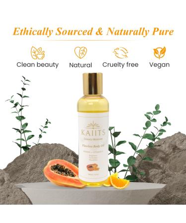 Flawless Body Oil with Papaya Vitamin C & E | Hydrating Oil for Scars Fine Lines & Dark Spots - 200ml - Buy Online on GoSupps.com