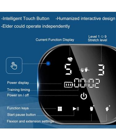 Rehabilitation Robot Gloves Hemiplegia Patients Tendons Exercise Training Finger and Hand Function Workout Recovery Device Robot Gloves Training Equipment Minimize Spasticity Left-S - Buy Online on GoSupps.com
