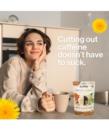 Nummy Creations Pumpkin Spice Instant Caffeine-Free Coffee Alternative - 150 Cups Dandelion & Chicory Coffee Substitute 10.58oz - Buy Online on GoSupps.com