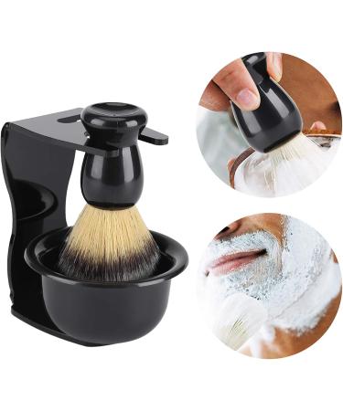 Buy Eatbuy Shaving Bowl Set - 3 PCS Professional Men's Shaving Brush Stand & Holder for a Smooth Shave - International Shipping Available - Buy Online on GoSupps.com