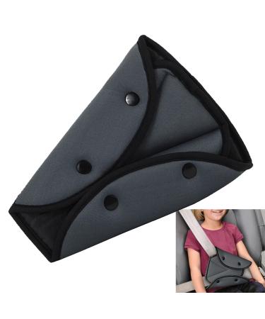 1PCS Knitted Fabric Seat Belt Adjuster Adjustable Kids Seat Belt Pads Material Triangular Design Suitable for Car Children Seat Belt