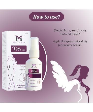 V18 Vaginal Tightening Spray - Tight It Up Gel for Natural Tightening & Moisturizing - Effective Rejuvenation for Women & Girls - International Shipping Available - Buy Online on GoSupps.com