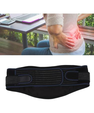 Buy Heated Back Support - Electric Waist Belt & Heating Pillows with 3 Heat Levels for Lower Back & Belly - Black - Buy Online on GoSupps.com