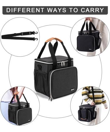 BABEYER Dog Grooming Bag - Pet Tool Kit Organizer Tote - Black - Buy Online on GoSupps.com