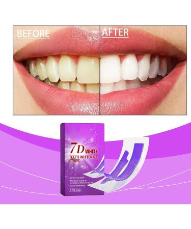 Bandes blanchissantes pour les dents Teeth whitening strips Bande blanchiment dentaire violet Bandes de blanchiment professionnel des dents pour blanchiment des dents limination des taches (1PACK) - Buy Online on GoSupps.com