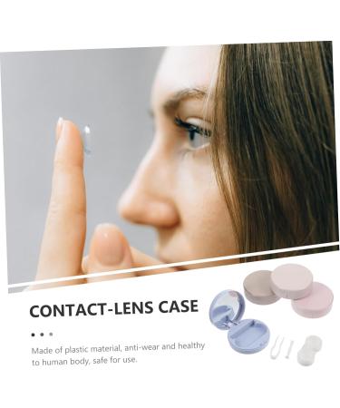 Lurrose 4-Piece Makeup Tweezers Set - Stylish Contact Lens Holder & Travel Case - Ideal for Traveling with Contact Lenses - Buy Online on GoSupps.com