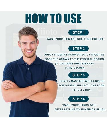  Miioto Miioto Hair Growth Serum Anti-Hair Loss for Men Hair Loss Very Fast Hair Growth Hydrates Roots and Regrowth - Buy Online on GoSupps.com