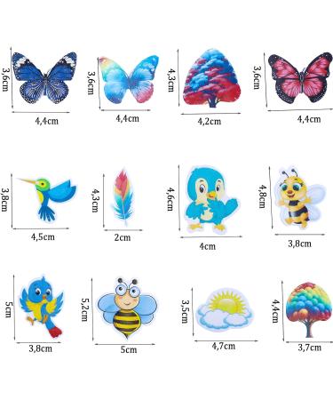 72-Piece Edible Butterflies & Bee Cupcake Toppers - Forest & Tree Decorations for Cakes Birthdays & Weddings | International Shipping - Buy Online on GoSupps.com