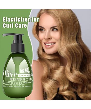 Curly Conditioner Curly Hair Balm Moisturizing Olive Style Hair Tie | Natural Styling Moisturizer for Conditioning Curly and Wavy Hair 180 ml - Buy Online on GoSupps.com