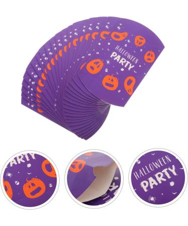 VILLCASE 20pcs Box Halloween Pillow Box Paper Candy Case Bags Goodie Boxes Halloween Candy Case Box Cute - Buy Online on GoSupps.com
