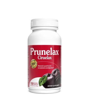 Prunelax Ciruelax Natural Laxative Regular for Occasional Constipation, 150 Tablets