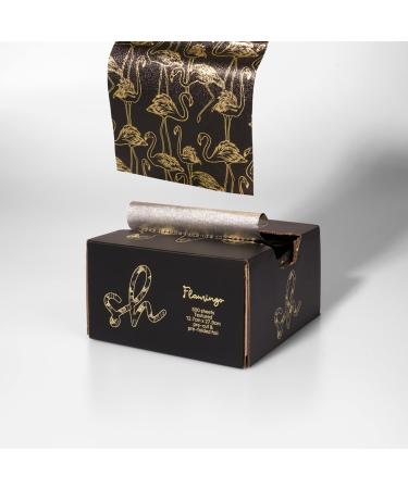 Extra Wide Pop Up Hair Foil for Highlighting & Balayage | 500 Pre-cut Sheets | Flamingo Print Design - Buy Online on GoSupps.com