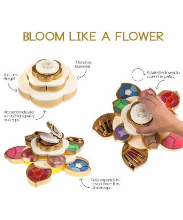 CoralBeau Flower Shaped Makeup Set for Women - Luxurious Adult & Teen Girls Cosmetic Kit - Buy Online on GoSupps.com