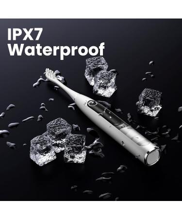 Oclean X10 Smart Sonic Electric Toothbrush - 5 Brushing Modes - 3h Quick Charge - 60 Days Battery Life - IPX7 Grey - Buy Online on GoSupps.com