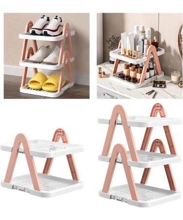 Efficient shoe storage solution with multiple unique shoe storage racks. Space saving home shoe shelf Multi-color  - Buy Online on GoSupps.com