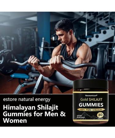 Neonomicon Primal Compound Shilajit Gummies for Men Pure Himalayan Shilajit 85+ Trace Minerals & Fulvic Acid No Added Sugar Non-GMO Energy Boost & Immune Support 30 Gummies - Buy Online on GoSupps.com
