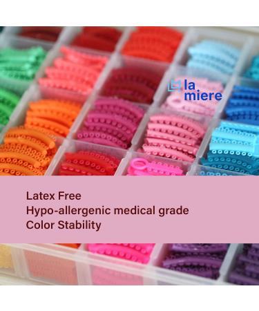 1040 Power Sticks Orthodontic Ligature Ties - Elastic O-Ties & Bands for Braces 26 Mix Color Ties per Stick - Buy Online on GoSupps.com
