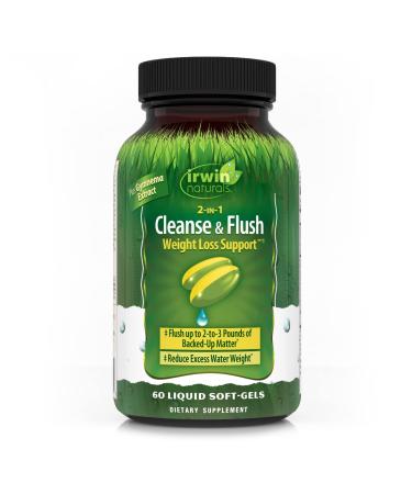 Irwin Naturals 2 in 1 Weight Loss Cleanse & Flush Soft Gels  60 CT
