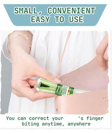 Anti Nail Biting Polish - Stop Nail Biting - Nail Biting Prevention for Teenagers & Adults - Nail Care Bitter Taste Safe Natural Plant Extract - Buy Online on GoSupps.com