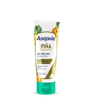 Asepxia Face Peel  Facial Exfoliator Peeling Jelly with Natural Pineapple Enzyme  Non-Abrasive Gentle  Hydrating  Cleansing & Exfoliating Gel-Based Skin Care  2.5 ounce
