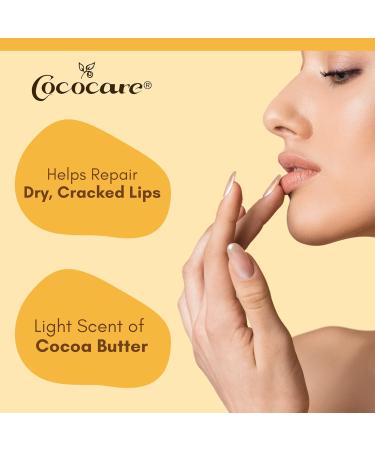 Cococare Cocoa Butter Lip Balm 0.15 Oz - Pack of 5 | Moisturizing Lip Care Set - Buy Online on GoSupps.com