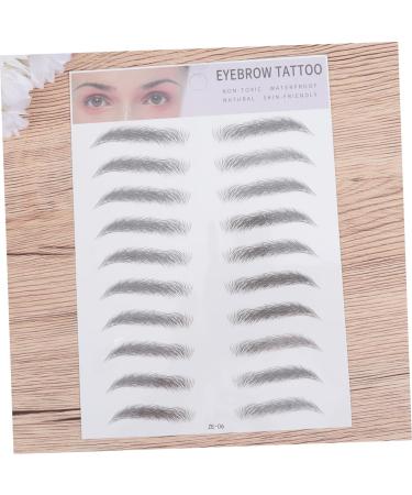 Beavorty 6 pcs 3d eyebrow stickers 4d hair- like eyebrows eyebrow tattoo stickers Woman Man Makeup Tool - Buy Online on GoSupps.com