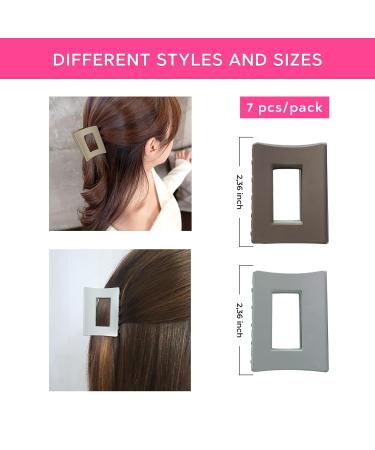 Elemensse Hair Claw Clips Variety Pack - Assorted Sizes & Colors for Women - Ideal for Thin & Thick Hair - Buy Online on GoSupps.com