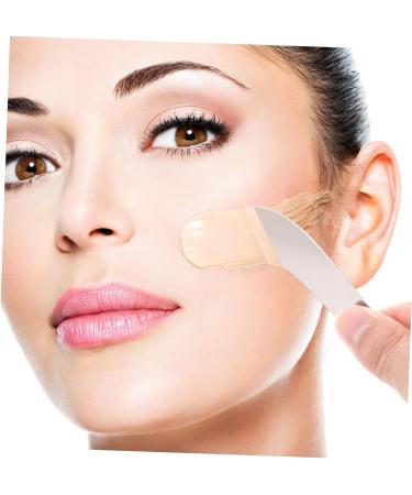 OHPHCALL 4pcs Cosmetic Makeup Spatula Shadow Seal Scraper Cosmetics Tool Palette Stainless Steel Silver 1 g (Pack of 1) Silverx4pcs - Buy Online on GoSupps.com