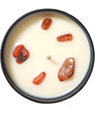 Dirty Pussycat Candle - 8 oz Soy Candle with Herbs Crystals & Essential Oils for Love Attraction & Romance | Wiccan Pagan Hoodoo Rituals & Magic Spells - Buy Online on GoSupps.com