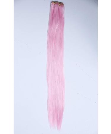 WIG ME UP - VK-WEFT-T2317 Weft tress of synthetic hair sleek for wig extension making Cosplay Theatre hair length 30 inches tress width 98 inches bright pink - Buy Online on GoSupps.com