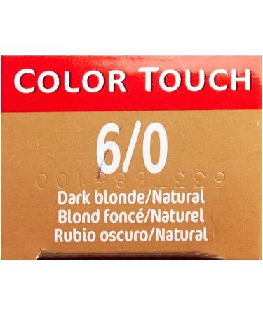 Wella Color Touch 6/0 Dark Blonde Natural 2 oz - Buy Online on GoSupps.com