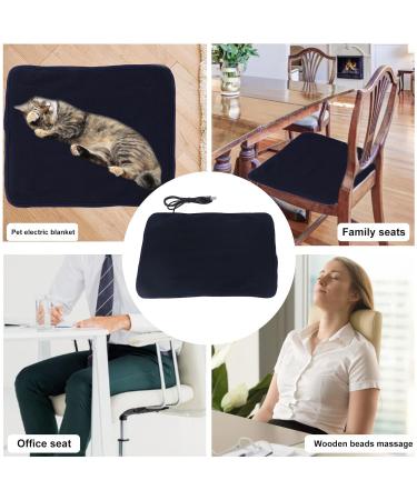 USB Heating Pad with 3 Temperature Levels - Keep Warm for Shoulder Neck Leg Waist | Heated Mat with Timer (Purple Blue) - International Shipping Available - Buy Online on GoSupps.com