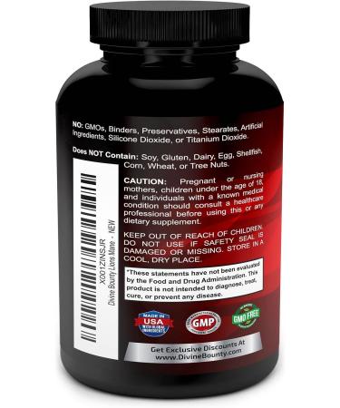 Organic Lions Mane Mushroom Capsules - 1800mg Strength - Brain & Immune Support - Non-GMO Extract Powder - Nootropic Supplement - 90 Vegetarian Caps - Buy Online on GoSupps.com