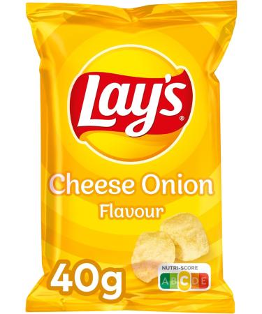 Lay's - Cheese Onion - 20 x 40gr - Buy Online on GoSupps.com