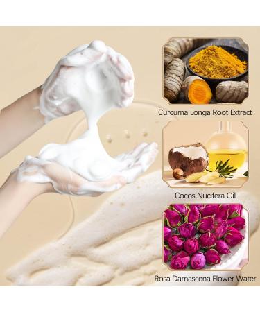 Shop Glo Mi Turmeric Facial Cleanser - Nourishing Turmeric Foaming Wash for Glowing Skin | International Shipping Available - Buy Online on GoSupps.com