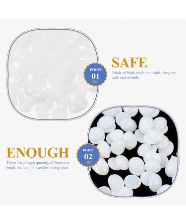 Minkissy 2 Pack Wax Beans for Painless Hair Removal - Hard Wax Beads Colophonium Pearl Wax for Smooth Skin - Buy Online on GoSupps.com