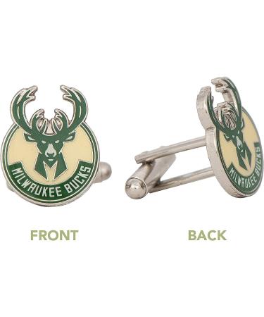 Milwaukee Bucks NBA Logo Cufflinks - Official Team Formal Wear - Buy Online on GoSupps.com